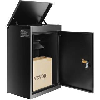 non access steele delivery box retailers|VEVOR Wall Mount Black Standard Lockable .